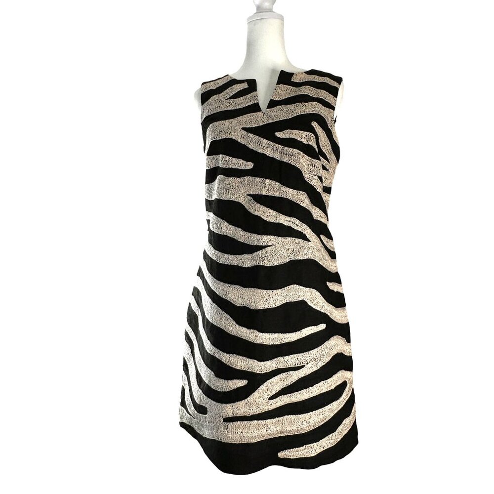 Michael Kors Women's Sleeveless Dress Size 2‎ Excellent Condition 100% Linen